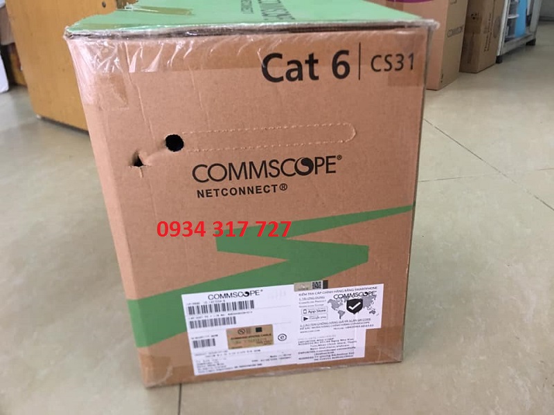 Cáp mạng Commscope CAT6E UTP